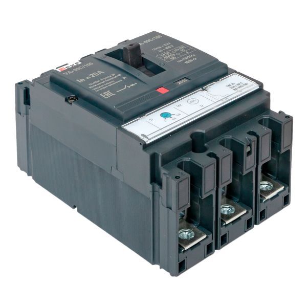  Выключатель автоматический 3п 100/25А 36кА ВА-99C Compact NS PROxima EKF mccb99C-100-25 фото в каталоге от BTSprom.by