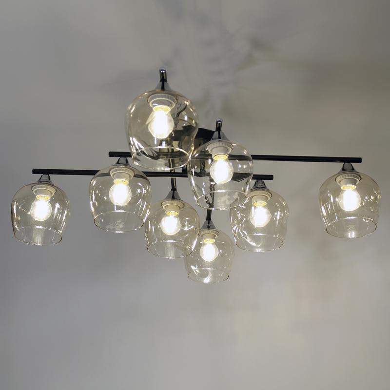 светильник 11271в-4/8 (плафон 8268) нпб 01-8х60-109 е27 иу черн. элетех 1005404861 от BTSprom.by