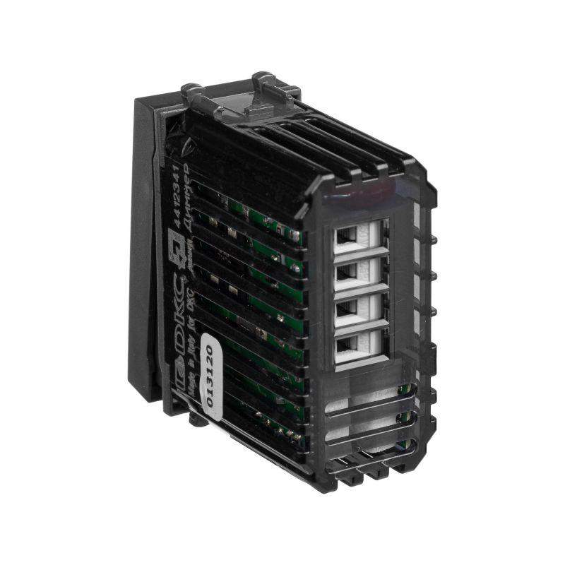  Диммер кнопочный модульный 1мод. для LED ламп Avanti "Черный матовый" DKC 4412341 фото в каталоге от BTSprom.by