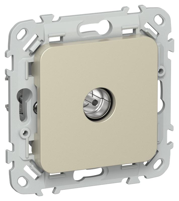 розетка телевизионная проходная сп flite ртвм-1-1-2-флш тип m экранир. механизм шампань iek fi-a13-p-k37 от BTSprom.by