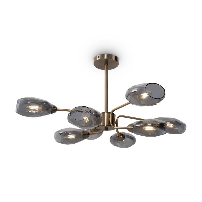  Светильник Ashy 40Вт E14х8 IP20 потолочн. Freya FR5327CL-08BZ фото в каталоге от BTSprom.by