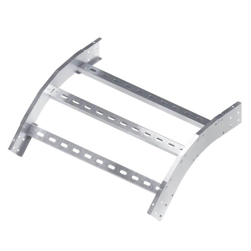 угол для лотка вертикальный внешний 45град. 300х50 r300 в компл. с крепежн. элемент. цинк-ламель dkc lo0533kzl от BTSprom.by