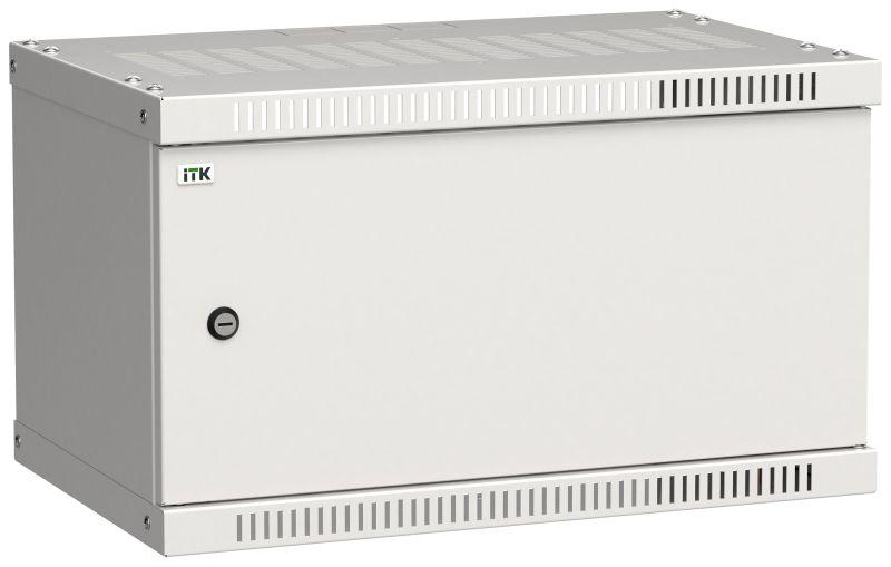шкаф linea we 6u 550x350мм дверь металл сер. itk lwe3-06u53-mf от BTSprom.by