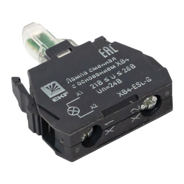  Лампа сменная с основанием XB4 зел. 24В PROxima EKF XB4-ESL-G фото в каталоге от BTSprom.by