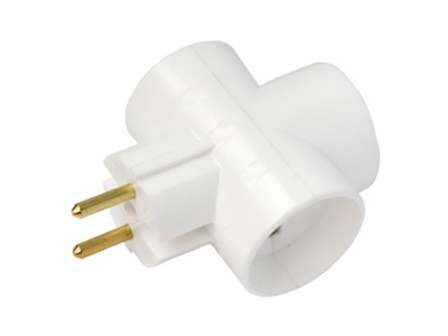 разветвитель 3-местный (б/з, 16а, 250в) (bylectrica) рв16-378 от BTSprom.by