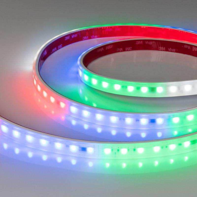 лента светодиодная dmx-ps-b70-14mm 24в rgbw-white-px7 17вт/м ip67 5060 cri>90 герметичная (уп.5м) arlight 056719 от BTSprom.by