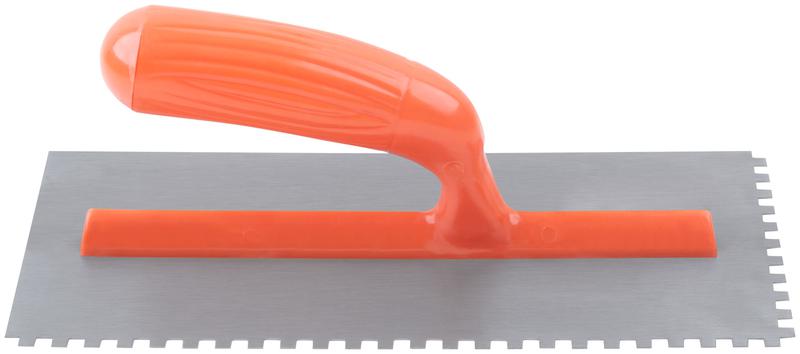  Гладилка зубчатая 280х130мм зуб 6х6мм пластик. ручка стальная КУРС 05137 фото в каталоге от BTSprom.by