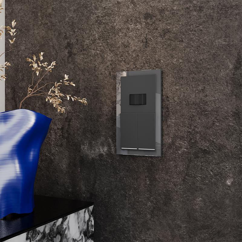  Выключатель 2-кл. СП S70 10А с подсветкой механизм графит Voltum VLS020207 фото в каталоге от BTSprom.by