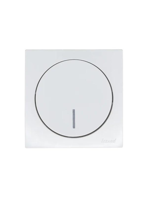  Выключатель 1-кл. СП OSEN 10А IP20 с подсветкой механизм бел. LEZARD 743-0288-111 фото в каталоге от BTSprom.by