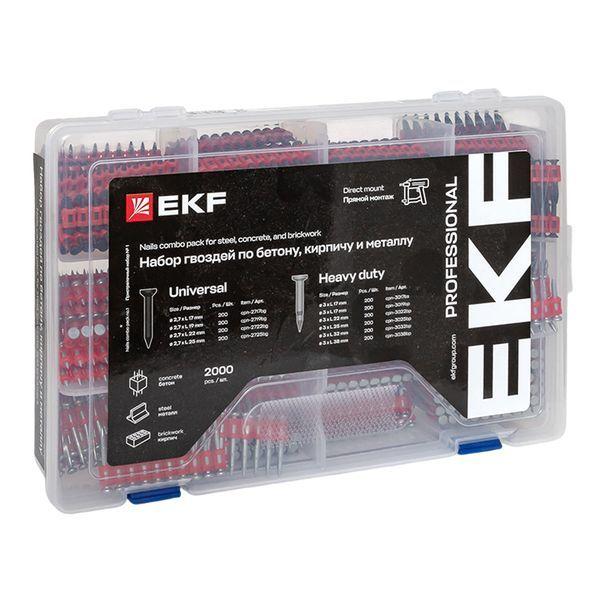 Набор пристрелочный №1 гвоздей по бетону кирпичу и металлу EKF cp-cn1-1 фото в каталоге от BTSprom.by