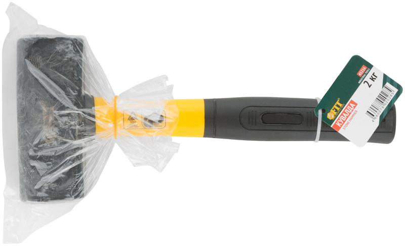  Кувалда кованая Профи 2кг фибергласовая ручка FIT 45216 фото в каталоге от BTSprom.by