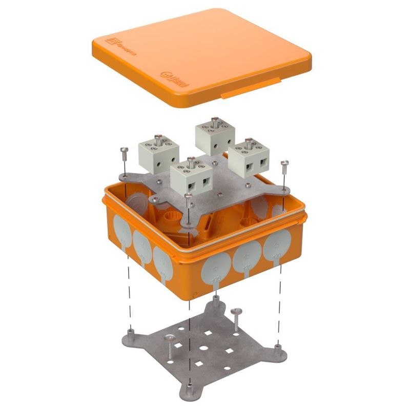 коробка огнестойкая оп двухкомпонентн. 60-0303-fr6.0-8 е15-е120 100х100х40 промрукав 60-0303-fr6.0-8 от BTSprom.by