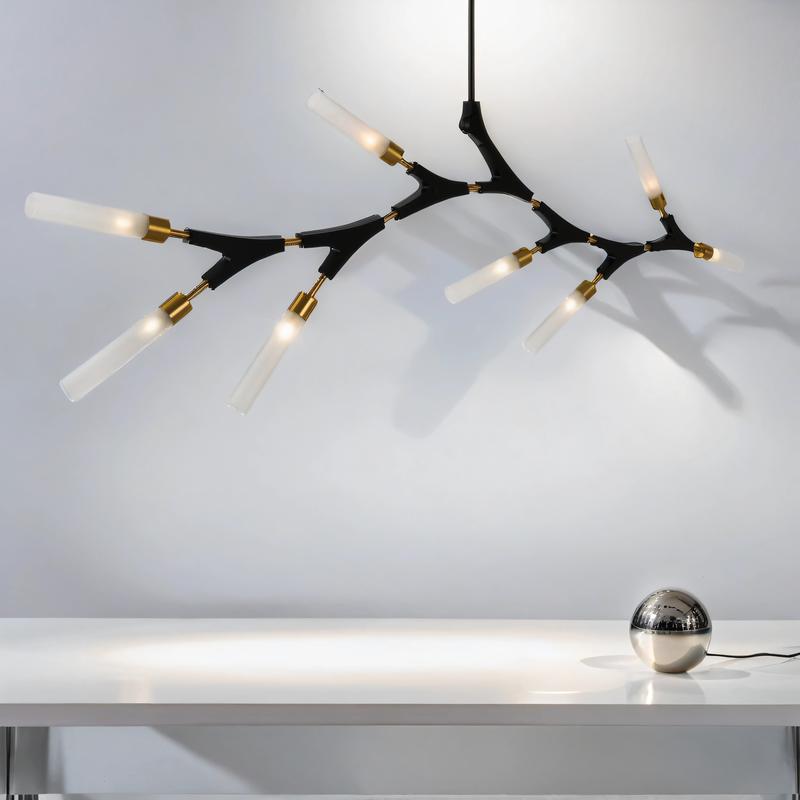  Светильник Crown 25Вт G9х8 IP20 подвесной Freya FR5213PL-08B фото в каталоге от BTSprom.by