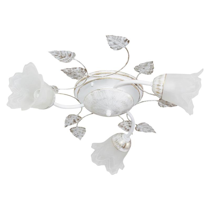 светильник нпб 01-3х60-111 (плафон 62333) "глория" 131 60вт e14 ip20 бел./зол. (инд. упак.) элетех 1005402940 от BTSprom.by