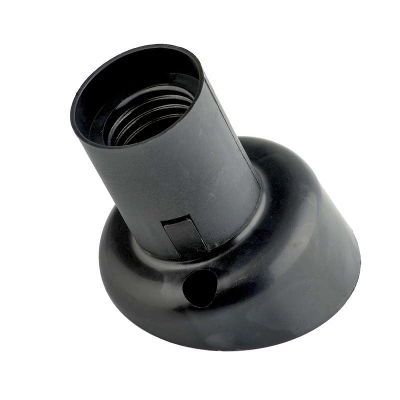 патрон настенный e27 гладкий черн. duwi 24536 0 от BTSprom.by