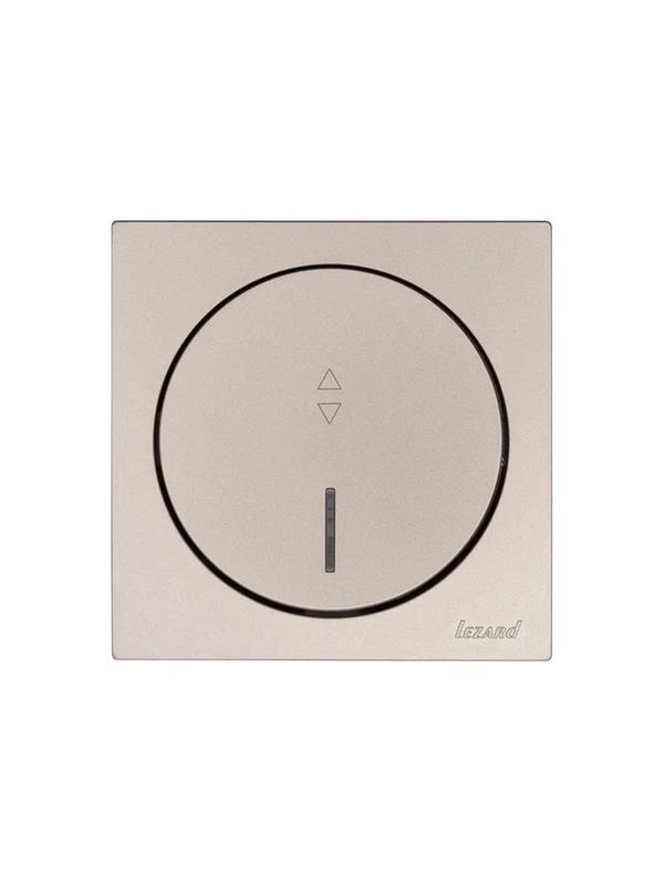  Выключатель проходной 1-кл. СП OSEN 10А IP20 с подсветкой механизм титан LEZARD 743-3788-114 фото в каталоге от BTSprom.by