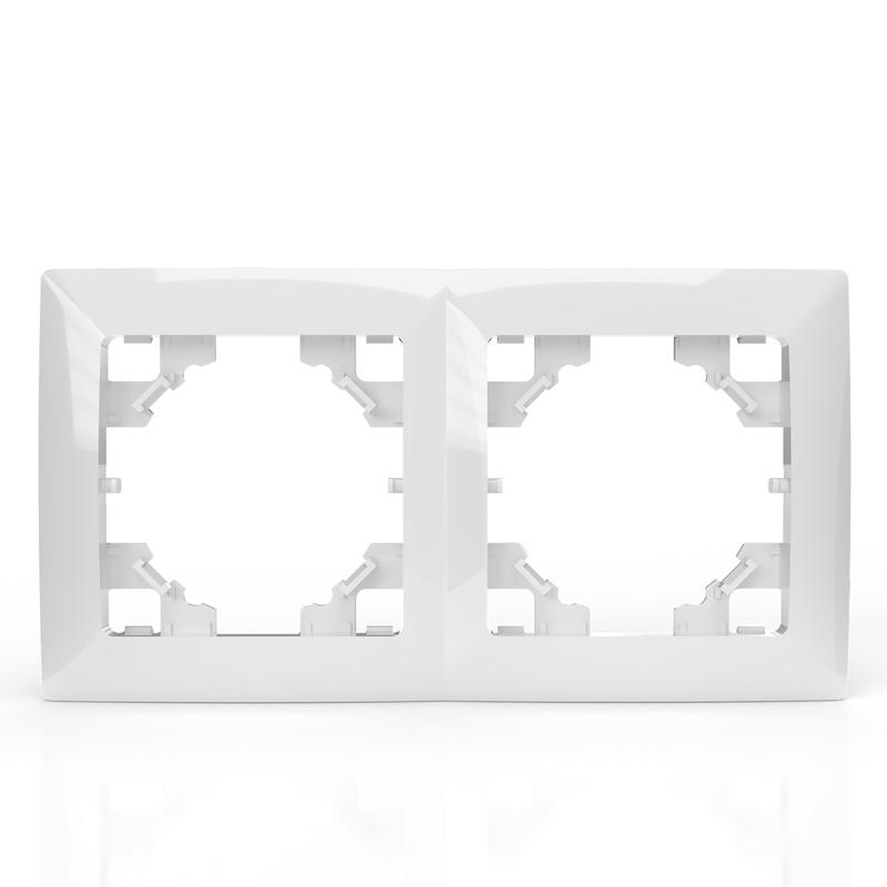  Рамка 2-м AVA бел. TOKOV LIGHT TKL-AV-RM2-C01 фото в каталоге от BTSprom.by
