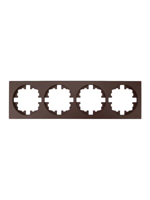 рамка 4-м osen горизонт. квадрат шоколадlezard 743-7300-149 от BTSprom.by