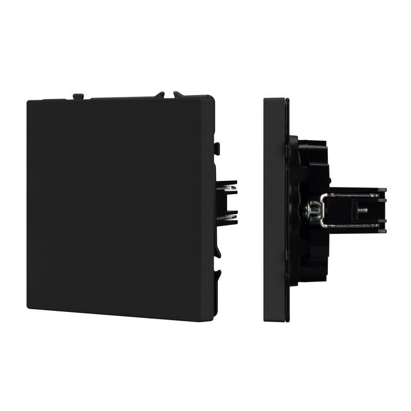 заглушка поста arl nobe софт-тач sct-mgg-sfpl-bk черн. оникс arlight 061819(1) от BTSprom.by