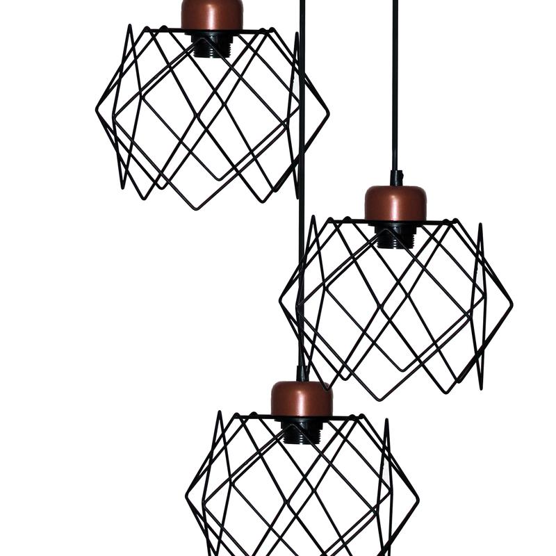 Светильник "Сигма" 232 НСБ 01-3х60-163 Е27 ИУ черн. муар медь Элетех 1005404795 фото в каталоге от BTSprom.by