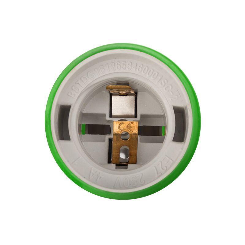  Патрон E27 силиконовый со шнуром 1м зел. Rexant 11-8886 фото в каталоге от BTSprom.by