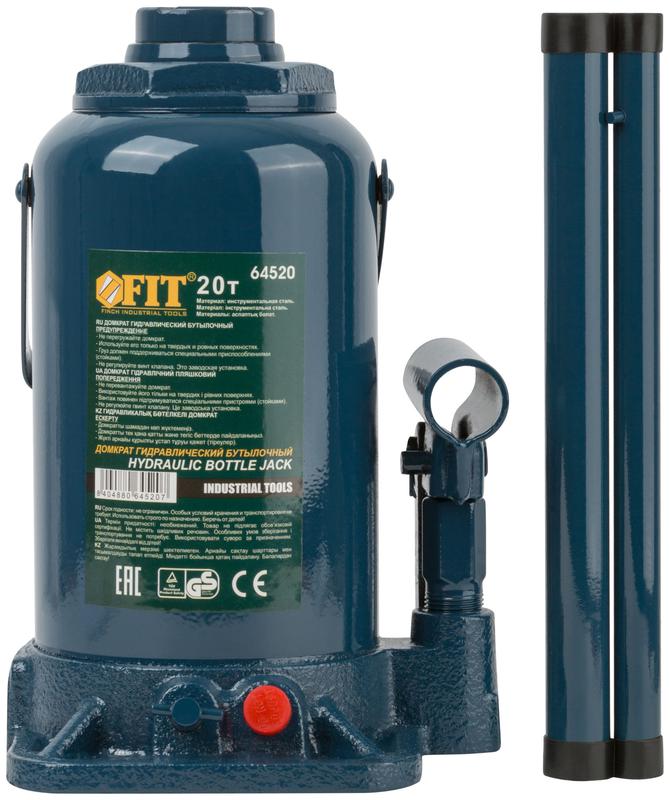 домкрат гидравлический бутылочный 20т fit 64520 от BTSprom.by