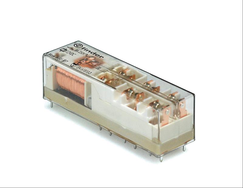 реле безопасности электромеханич. (реле с принудительным управлением контактами) 4no + 2nc 110в dc finder 501691105420 от BTSprom.by