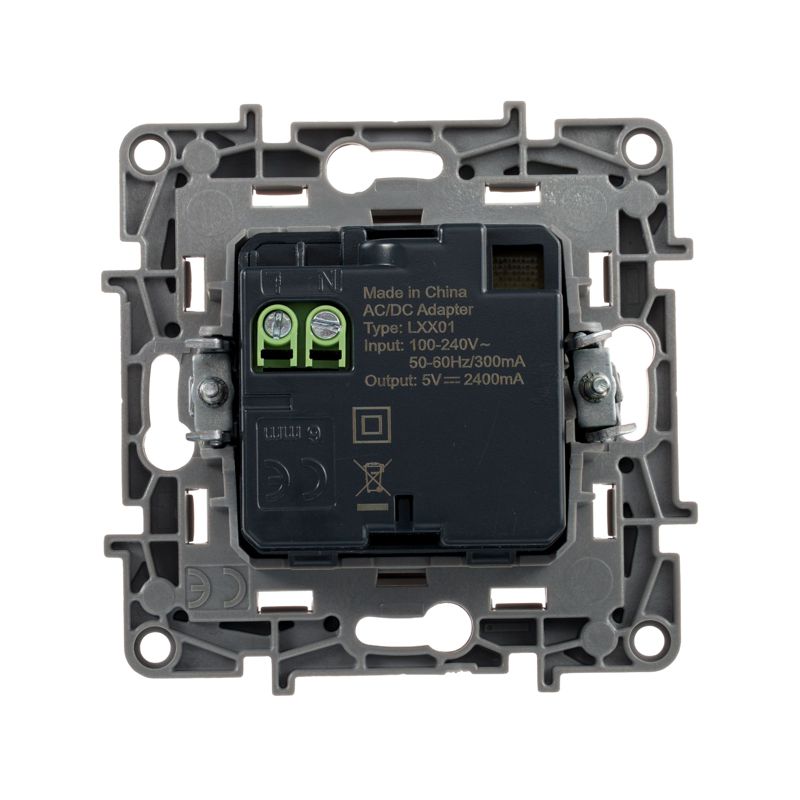  Розетка USB 2-м СП 2мод. Etika 240В/5В 2400мА механизм бел. IEK 672294 фото в каталоге от BTSprom.by