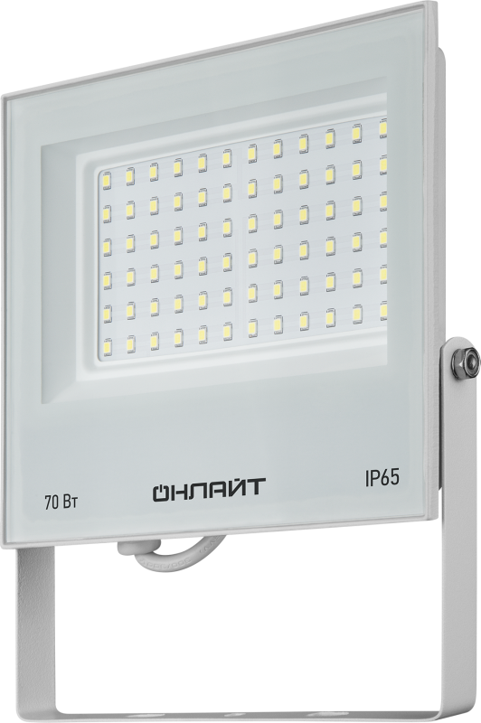 прожектор светодиодный 90 138 ofl-70-6k-wh-ip65-led 70вт 6000к ip65 5600лм бел. онлайт 90138 от BTSprom.by