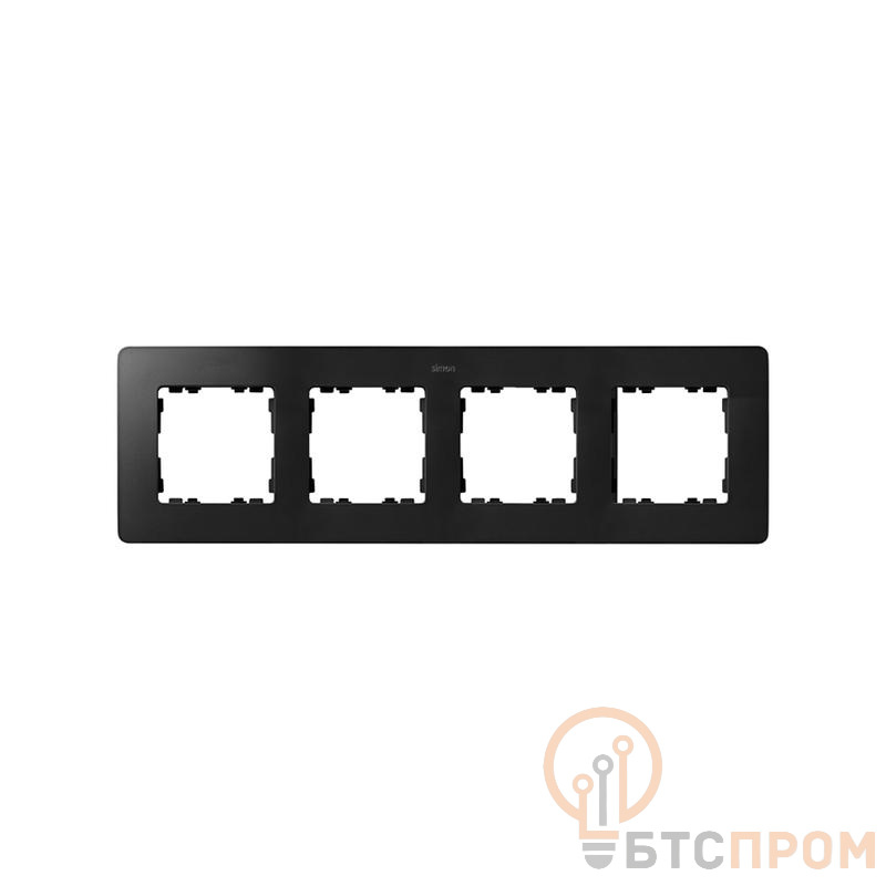 Рамка 4-м Simon82 Detail алюм./графит Simon 8200640-238 фото в каталоге от BTSprom.by  Рамка 4-м Simon82 Detail алюм./графит Simon 8200640-238 фото в каталоге от BTSprom.by