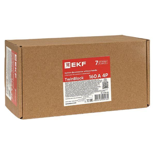  Рубильник 4п 160А без рукоятки управления TwinBlock EKF tb-s-160-4p фото в каталоге от BTSprom.by