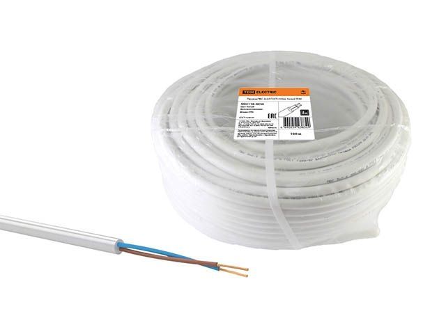 провод пвс 2х2,5 (бухта 100м) б tdm sq0118-0036 от BTSprom.by