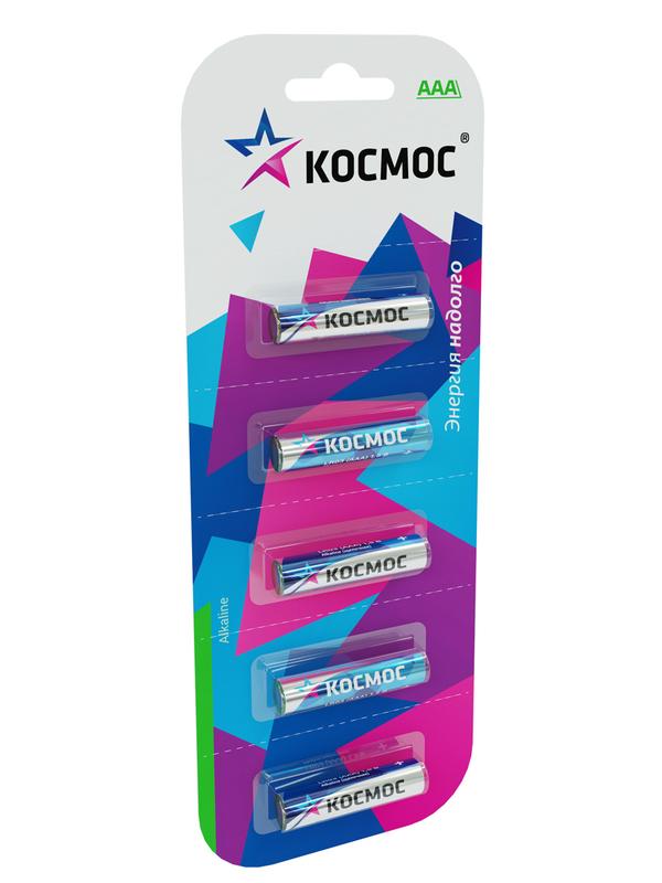 элемент питания алкалиновый aaa/lr03 bp-5 (блист.5шт) космос koclr035bl от BTSprom.by