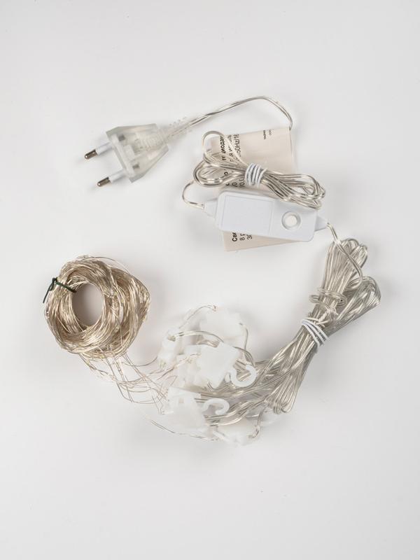  Гирлянда "Занавес" ICLLDM200W-C 200LED бел. 3х2м 8 режимов IP20 SHLights 4690601054340 фото в каталоге от BTSprom.by