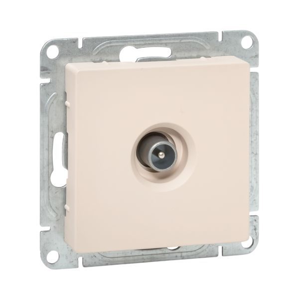 розетка телевизионная оконечная tv сп эпика крем. ekf up1-soi-tv-3 от BTSprom.by