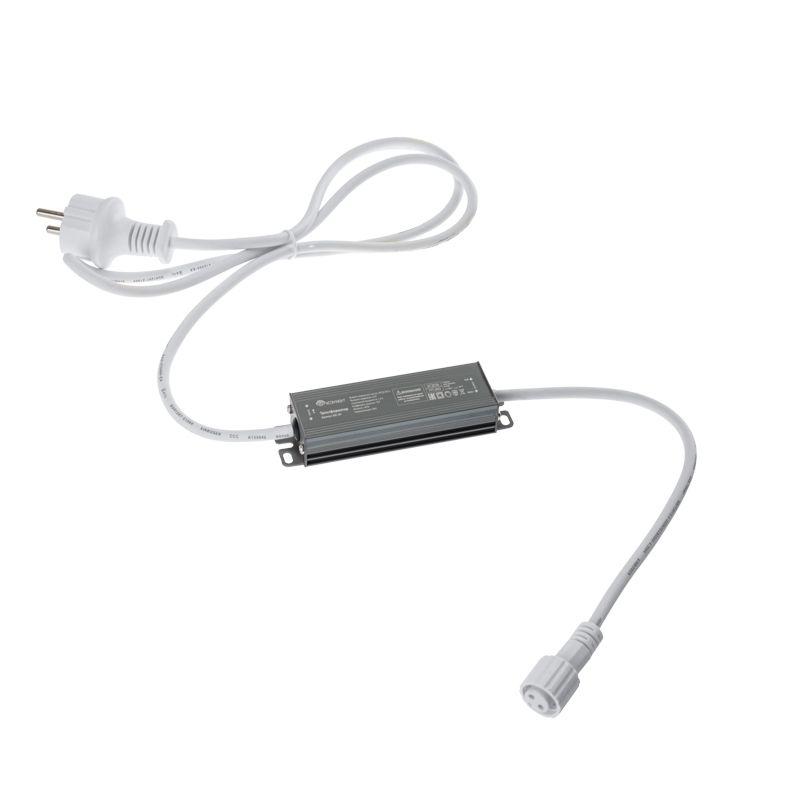 трансформатор 230в - 24в 40вт алюм. корпус провод бел. каучук neon-night 531-311 от BTSprom.by