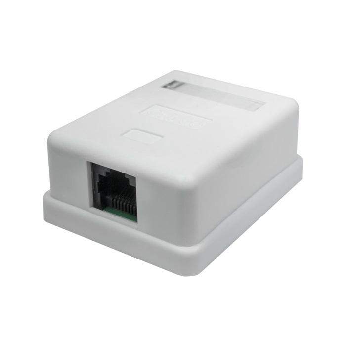 розетка компьютерная 8p8c rj-45 utp кат.5e 1 порт (diy) suprlan 10-0307-1 от BTSprom.by