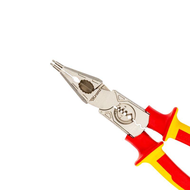  Плоскогубцы многофункциональные диэлектрические 238мм со съемником Kranz KR-12-4657-3 фото в каталоге от BTSprom.by