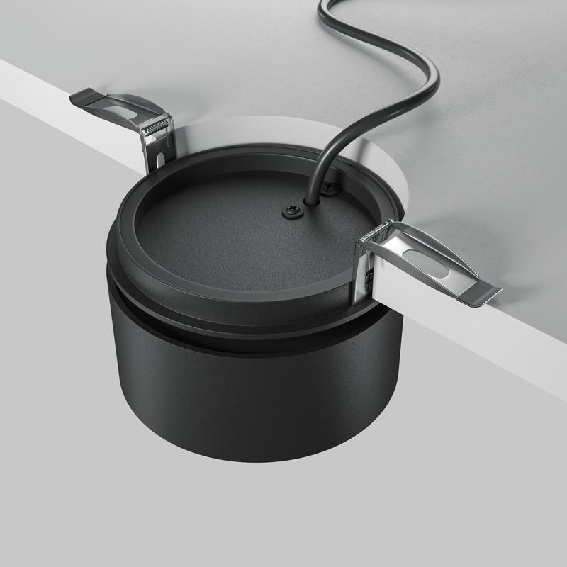  Светильник Onda 12Вт 4000К 120град. встраив. Maytoni DL024-12W4K-B фото в каталоге от BTSprom.by