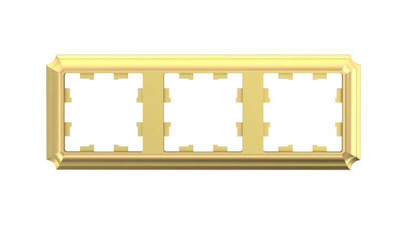 рамка 3-м atlasdesign antique универс. зол. se atn101603 от BTSprom.by