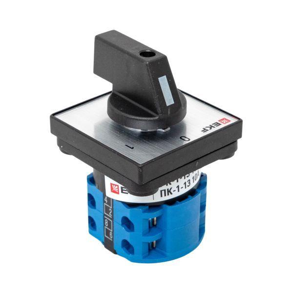  Переключатель кулачковый ПК-1-13 3П 10А "0-1" EKF pk-1-13-10 фото в каталоге от BTSprom.by
