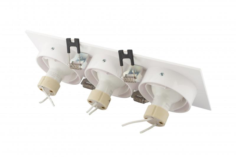  Светильник 10Вт GU5.3 IP20 LED встраив. пластик бел. DENKIRS 588303 фото в каталоге от BTSprom.by