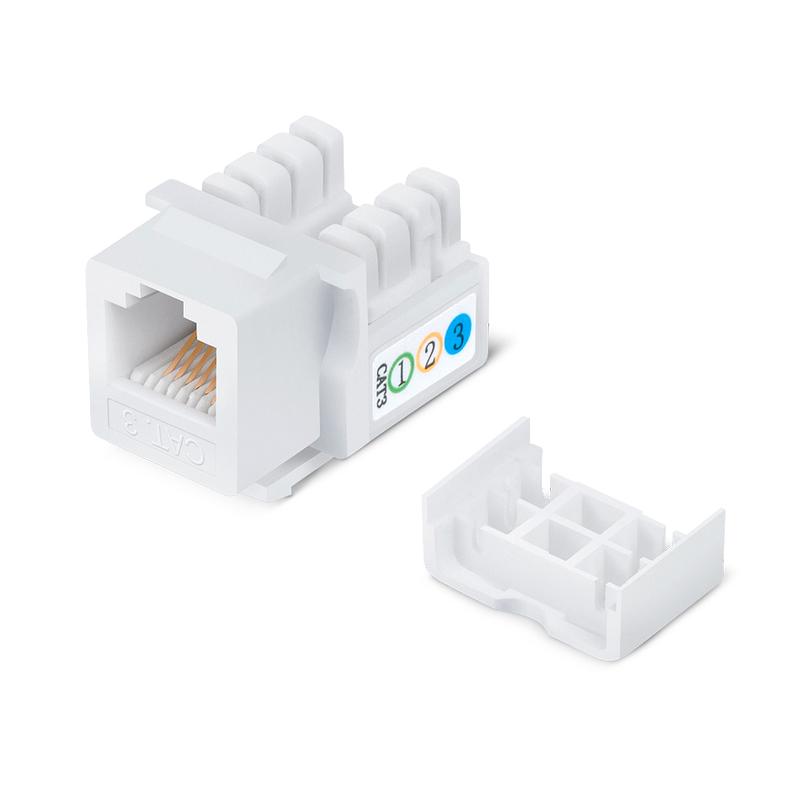 вставка keystone jack rj12 (6p6c) угол 90град. 110 idc cabeus 7957c от BTSprom.by
