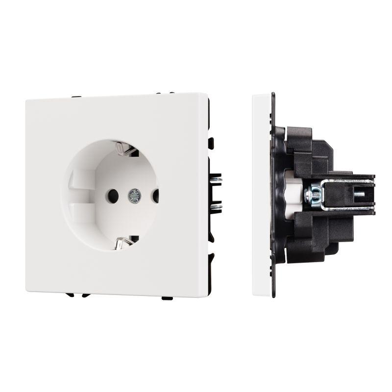 механизм электрической розетки sct-nobe-meu1-sfpl-wh 230в 16а arlight 054276 от BTSprom.by