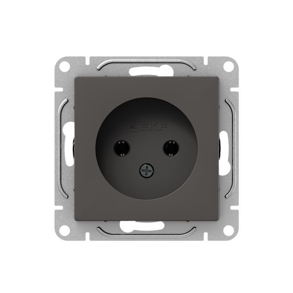 розетка сп эпика 16а без заземл. без шторок механизм мокко ekf up1-som-100 от BTSprom.by