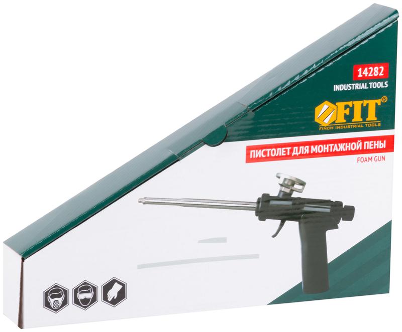  Пистолет для монтажной пены пластиковый корпус FIT 14282 фото в каталоге от BTSprom.by