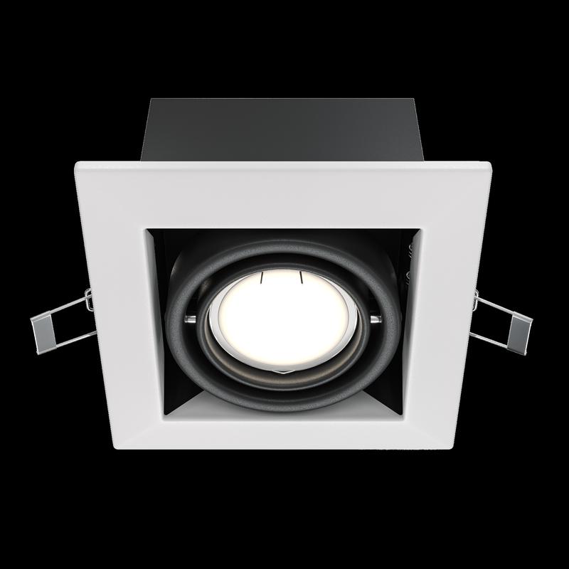  Светильник Metal Modern 1х10Вт GU10 встраив. Maytoni DL008-2-01-W фото в каталоге от BTSprom.by