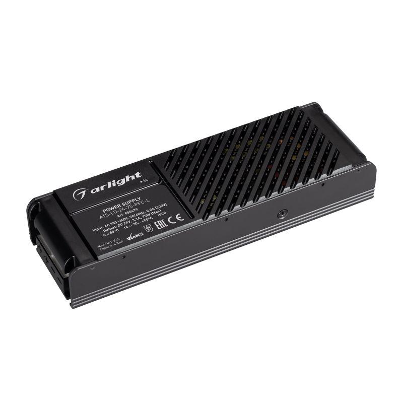 блок питания ats-lg-24-75-pfc-l 24в 3.1а 75вт ip20 сетка arlight 050479 от BTSprom.by