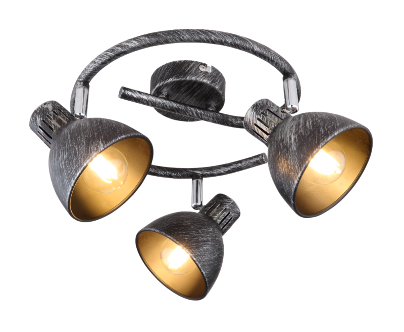 светильник eho 7031-733 3хe14 40вт настенно-потолочн. спот поворотный rivoli б0047131 от BTSprom.by