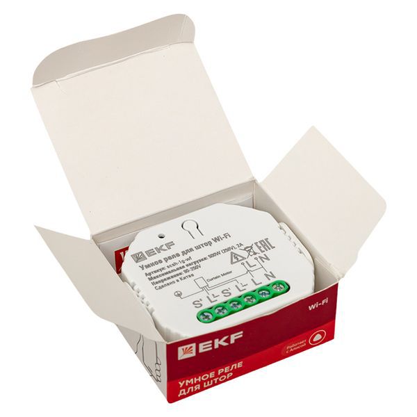  Реле для штор в подрозетник Умное Wi-Fi Connect EKF scsh-1g-wf фото в каталоге от BTSprom.by